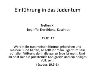 einf hrung in das judentum