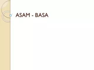 asam basa