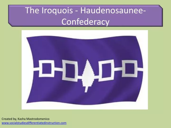 the iroquois haudenosaunee confederacy