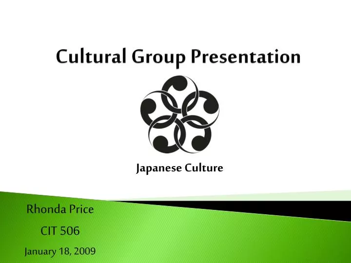 cultural group presentation