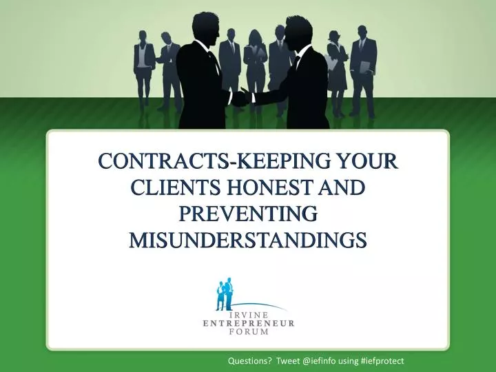 contracts keeping your clients honest and preventing misunderstandings