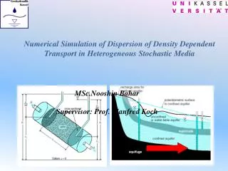 MSc.Nooshin Bahar Supervisor: Prof. Manfred Koch