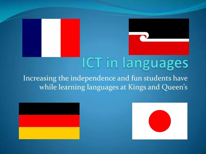 ict in languages