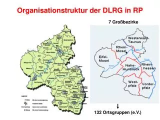 Organisationstruktur der DLRG in RP