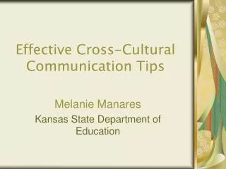 Effective Cross-Cultural Communication Tips