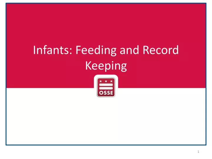 infants feeding and record keeping