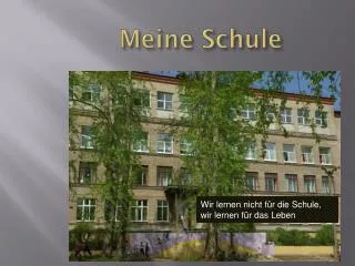 meine schule