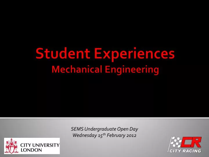 student experiences mechanical engineering
