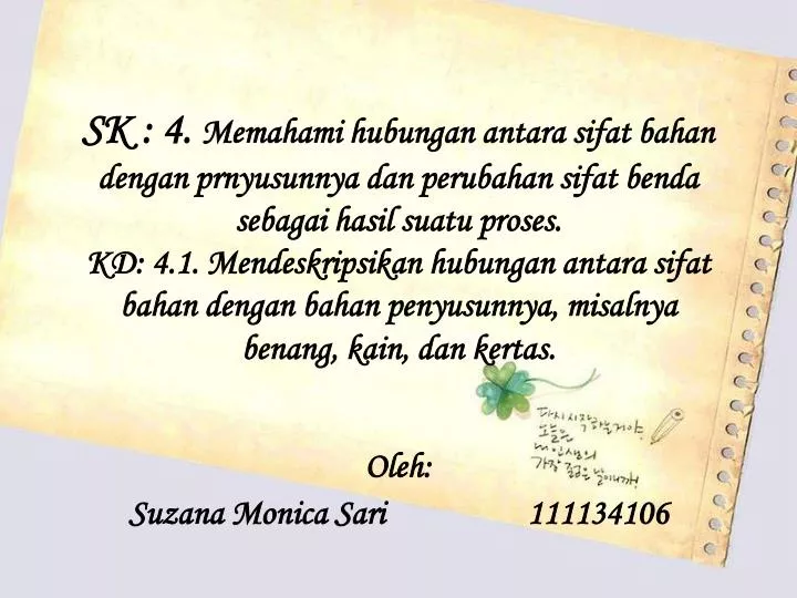 oleh suzana monica sari 111134106