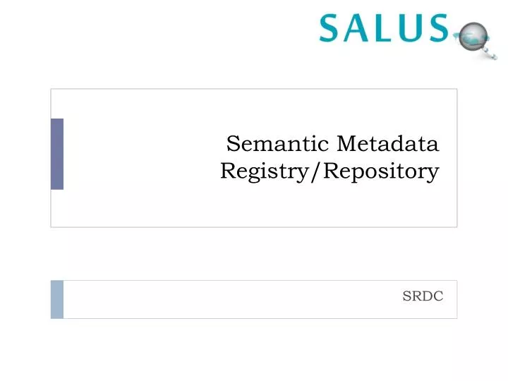 semantic metadata registry repository