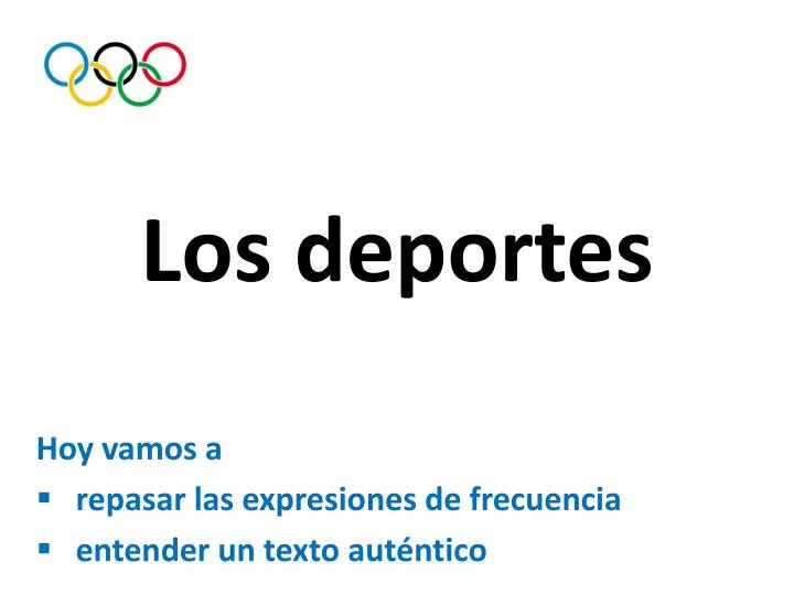 los deportes