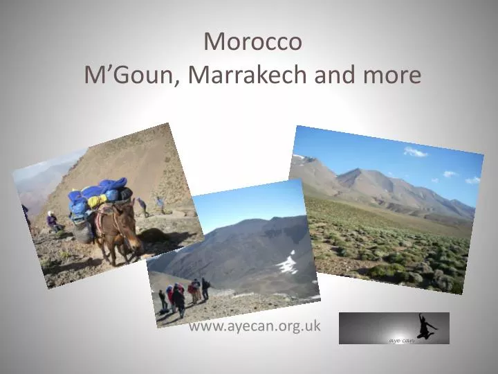 morocco m goun marrakech and more