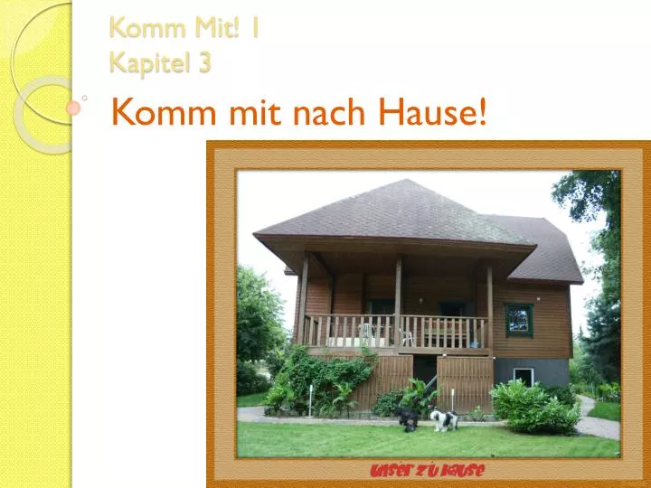 komm mit 1 kapitel 3