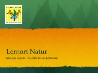 lernort natur