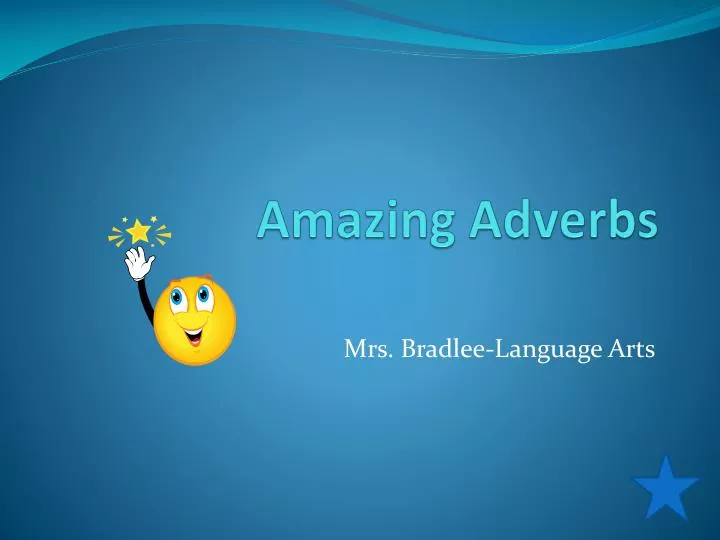 amazing adverbs