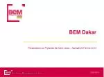 BEM Dakar - slide 1