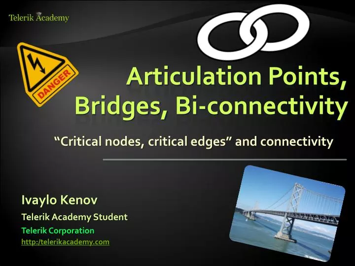 articulation points bridges bi connectivity