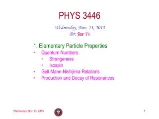 PHYS 3446