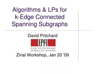 Algorithms &amp; LPs for k-Edge Connected Spanning Subgraphs