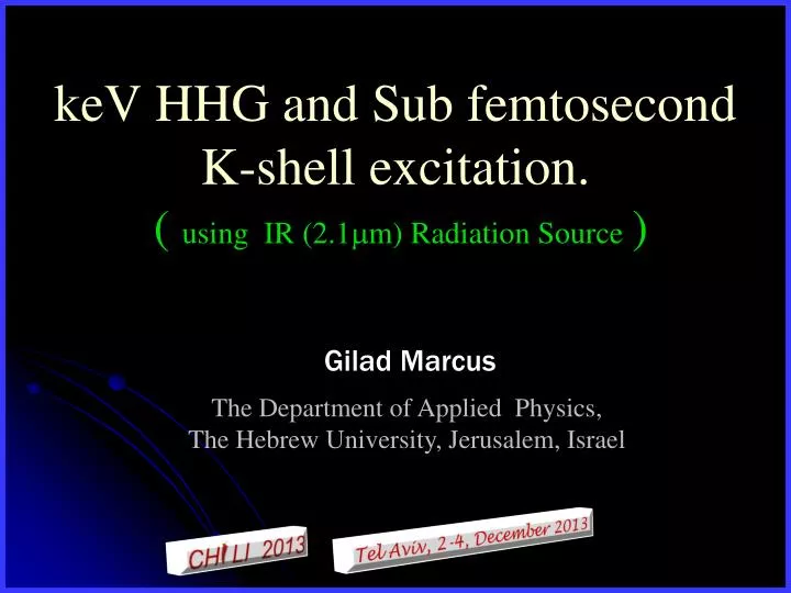 kev hhg and sub femtosecond k shell excitation using ir 2 1 m radiation source