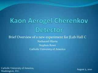 Kaon Aerogel Cherenkov Detector