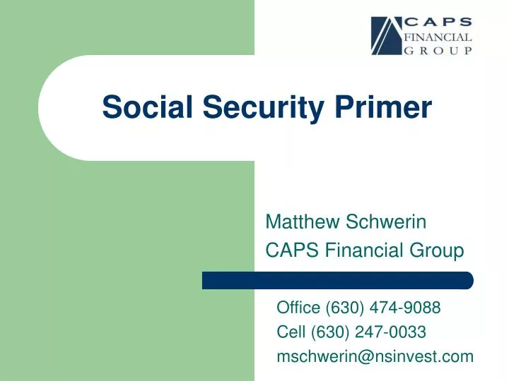 social security primer