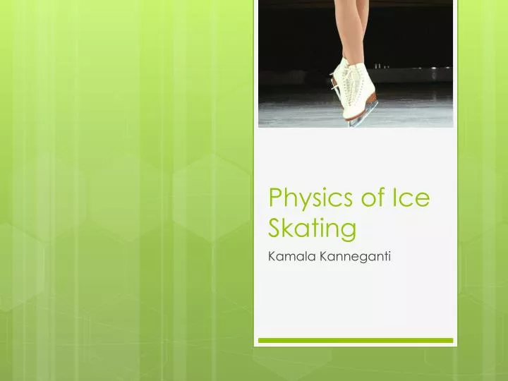 physics of ice skating