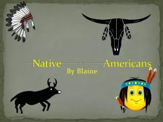 Native A Native Americans