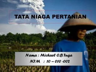 tata niaga pertanian