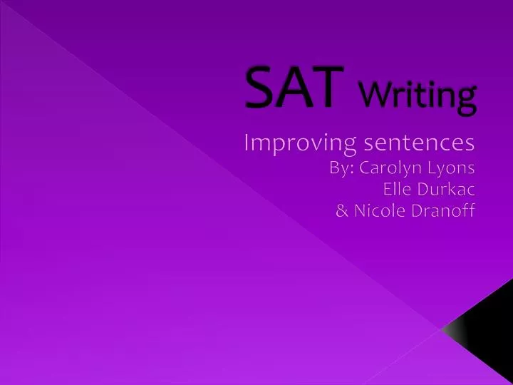 sat writing