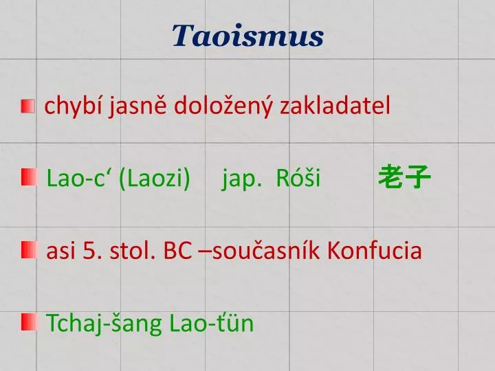 taoismus