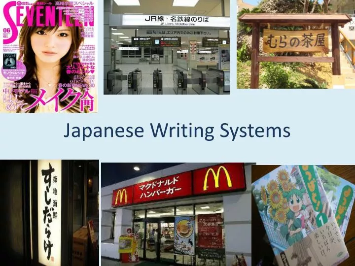 japanese writing systems