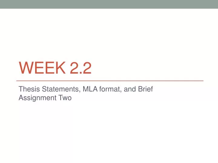 week 2 2