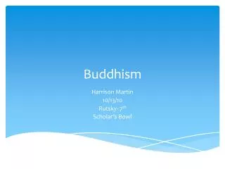 buddhism