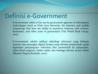 definisi e government
