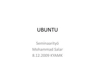 ubuntu