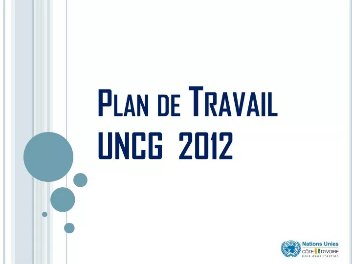 plan de travail uncg 2012