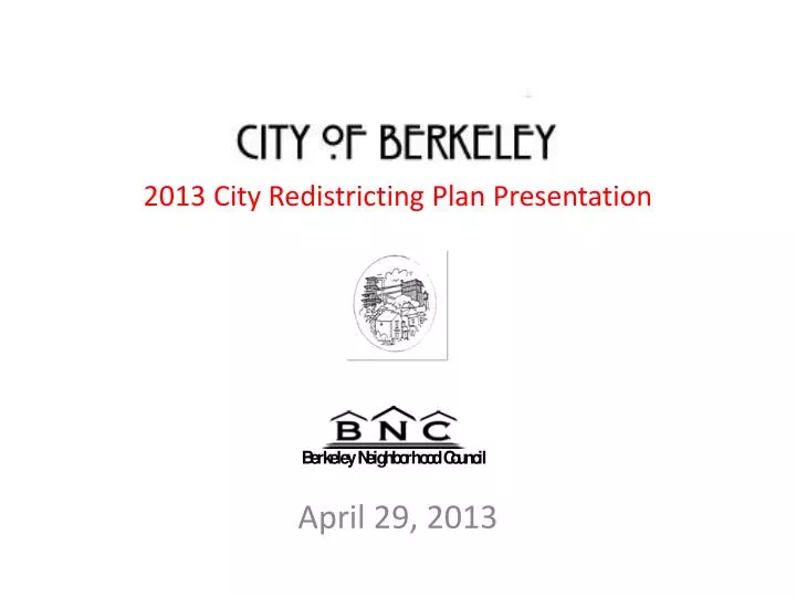 2013 city redistricting plan presentation