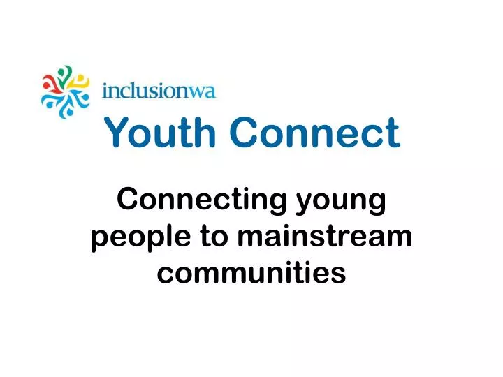 connecting young people to mainstream communities