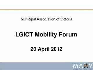 LGICT Mobility Forum