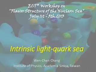Intrinsic light-quark sea
