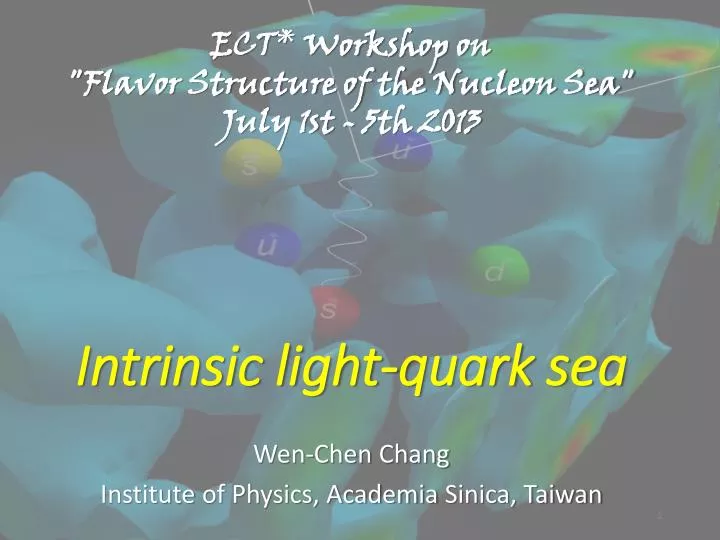 intrinsic light quark sea