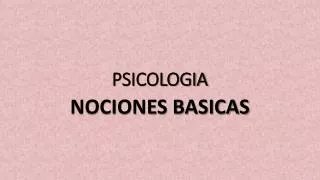 psicologia