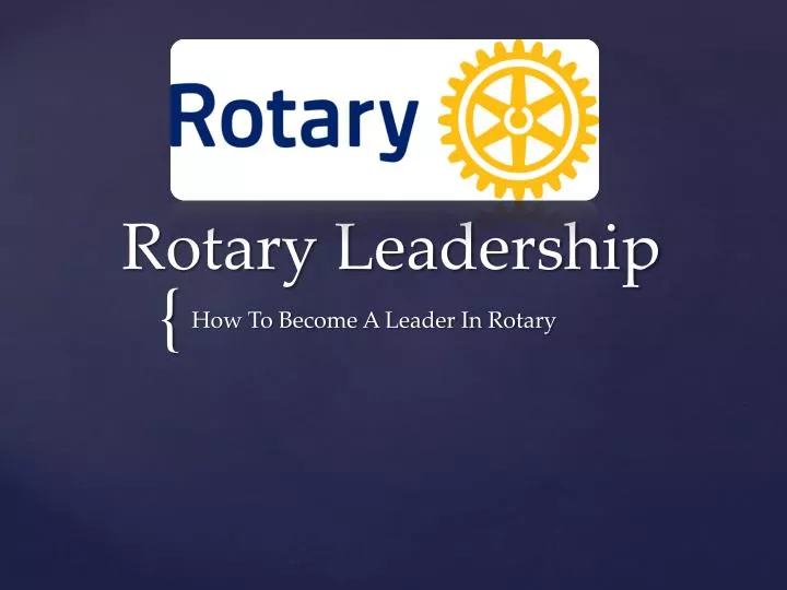 rotary leadership