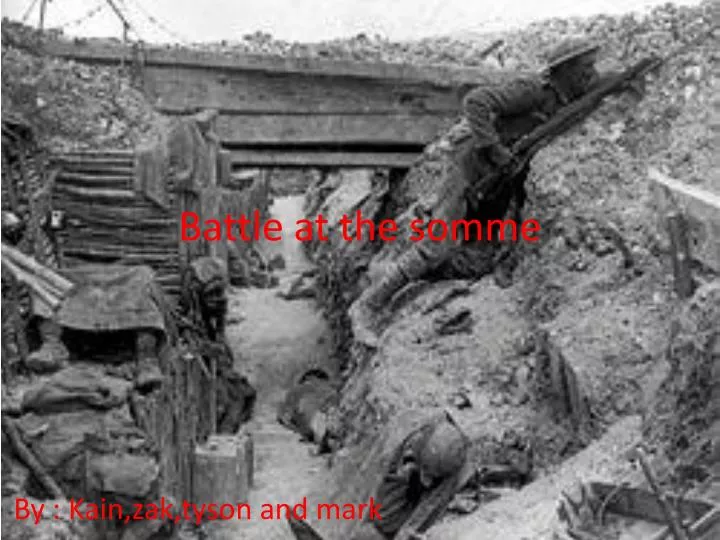 battle at the somme