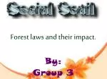 Forest laws and their impact. - slide 1