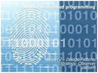 component oriented programming