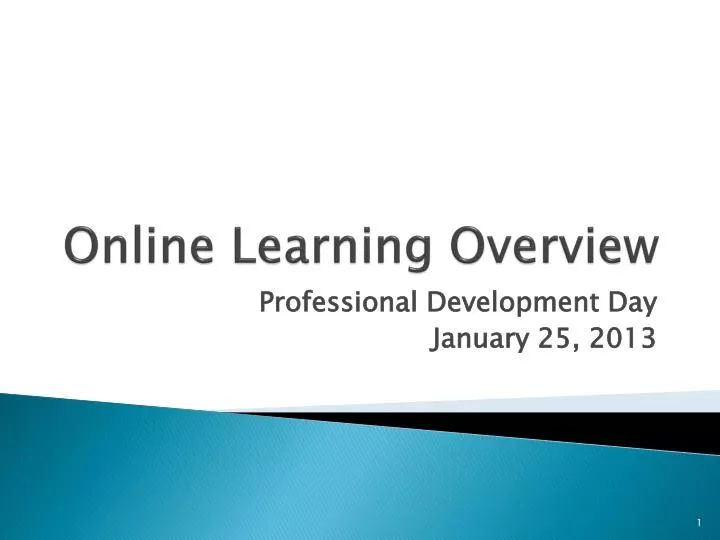 online learning overview