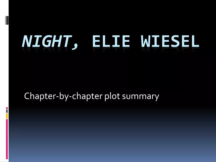 chapter by chapter plot summary