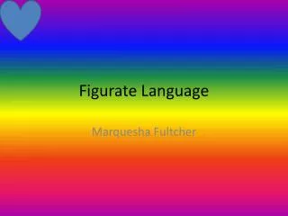 Figurate Language